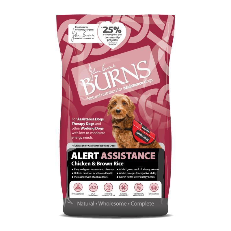 Burns Dog Food Alert Assistance Chicken & Brown Rice 6kg